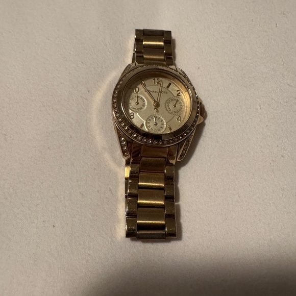 Michael Kors Blair Gold Chronograph Watch - Picture 2 of 4